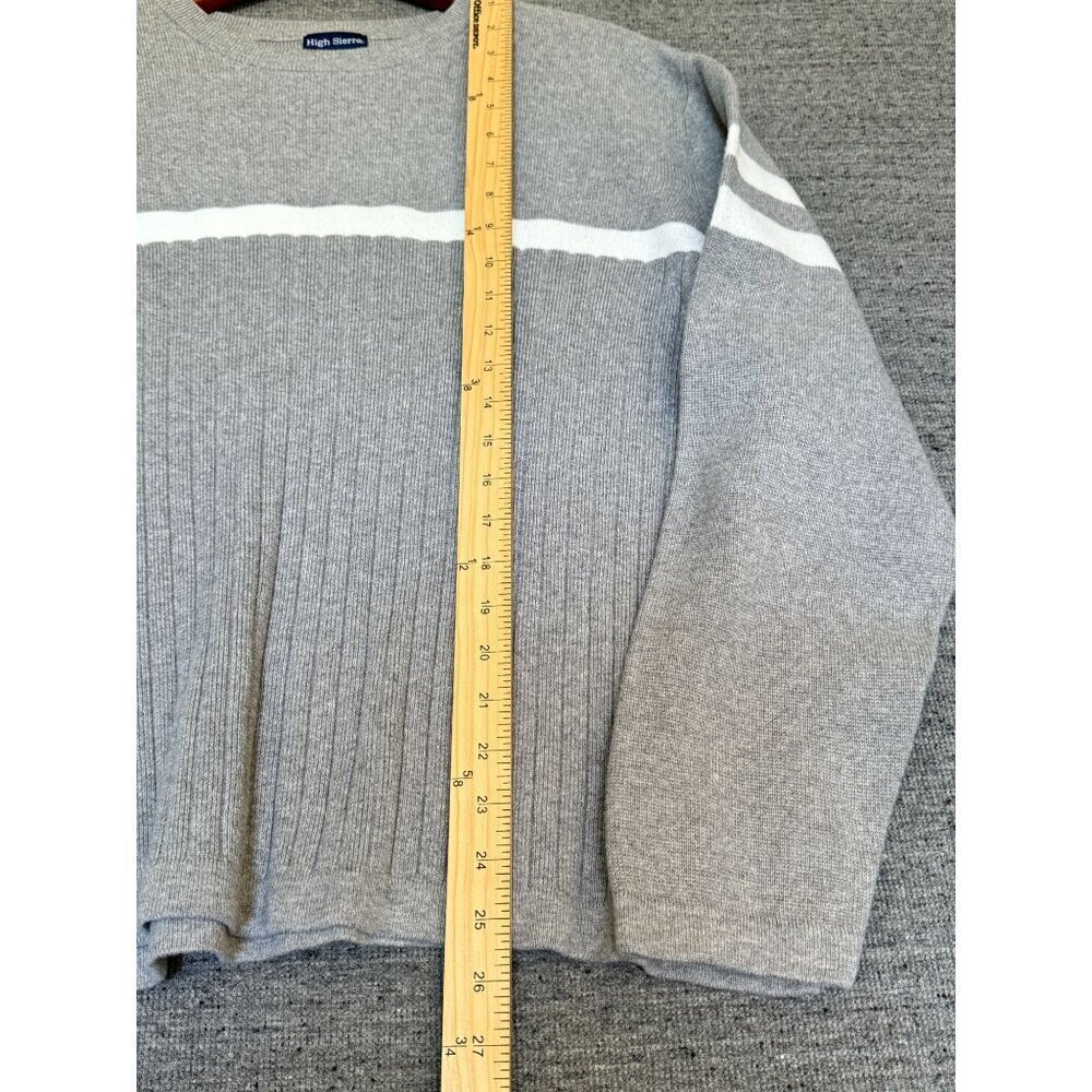 High Sierra Crew Neck Men's Sweaters Gray 100% Cotton Size XL Made in Australia - Picture 4 of 10